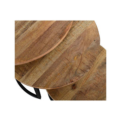 Antonio Stool Set Of 3 NAE-10 - L73 X W73 X H48 - Furniture Castle