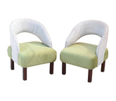 Cozy Sage Green Chair Set of 2 - Furniture Castle
