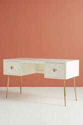 Ellie 2Dr Optical Console - White - Furniture Castle