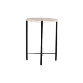 Julian Side Table Round Black - Furniture Castle