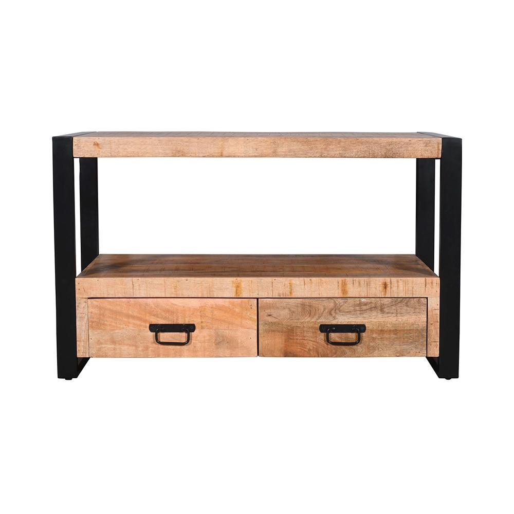 Meadows 2 Drawer Tv Cabinet - L100 X W45 X H60 - Furniture Castle