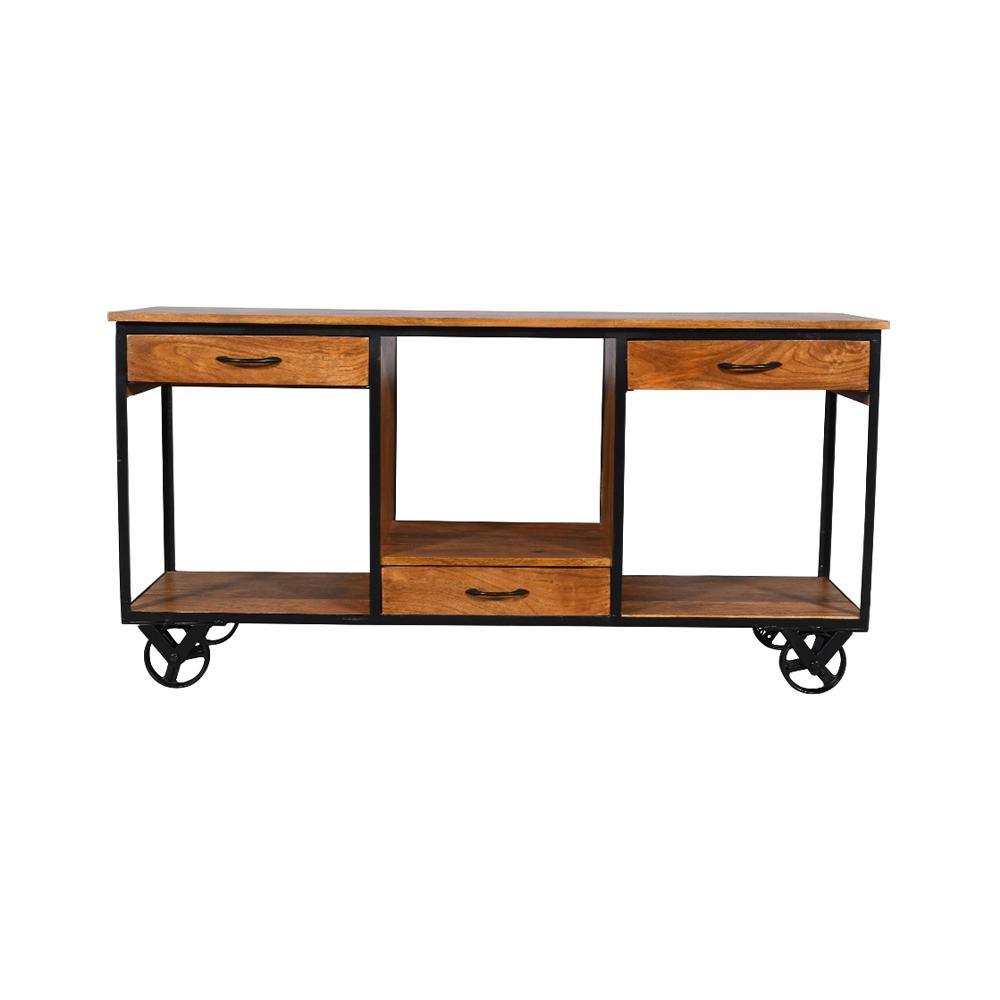 Meadows 3 Drawer Tv Cabinet - Furniture Castle