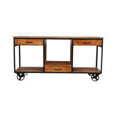 Meadows 3 Drawer Tv Cabinet - Furniture Castle