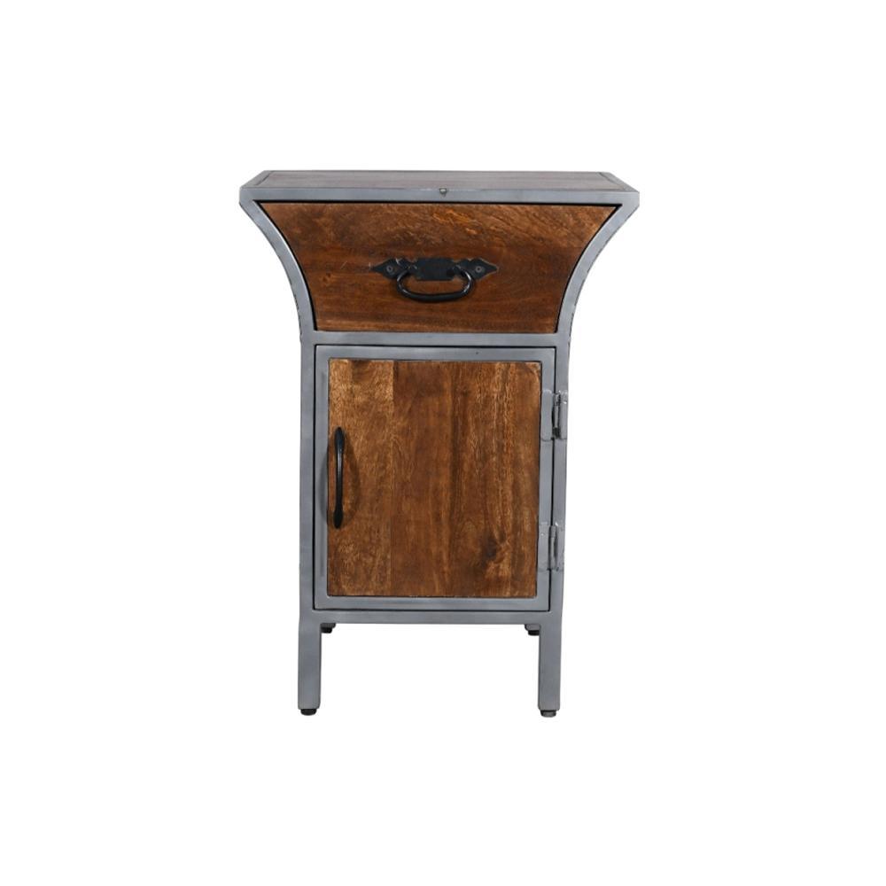 Alpine 1 Drawer 1 Door Bedside - Furniture Castle