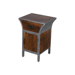 Alpine 1 Drawer 1 Door Bedside - Furniture Castle