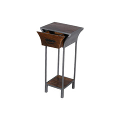 Alpine 1 Drawer Telephone Stand - Furniture Castle