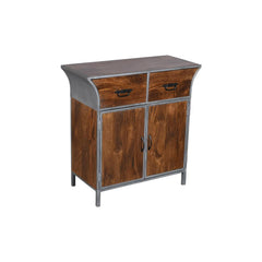 Alpine 2 Drawer 2 Door Sideboard Grey - Furniture Castle