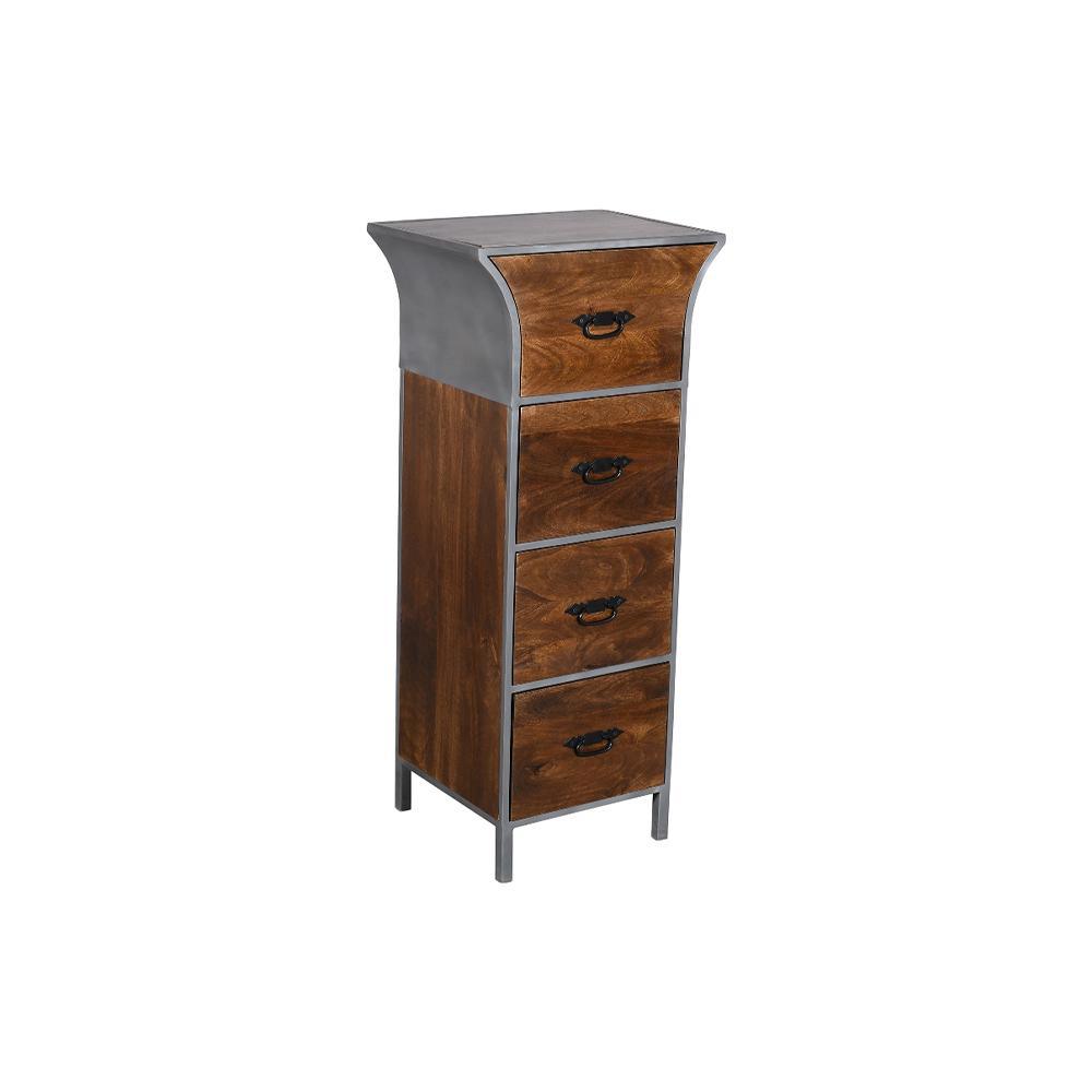 Alpine 4 Drawer Chest Grey - Furniture Castle