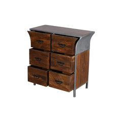 Alpine 6 Drawer Chest Grey - Furniture Castle