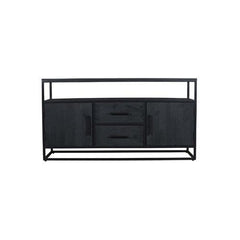 Antonio Sideboard Black - L150 X W40 X H79 - Furniture Castle