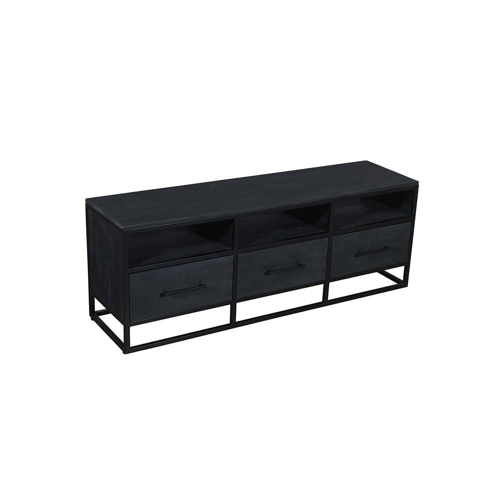 Antonio Tvc Black - L150 X W40 X H55 - Furniture Castle