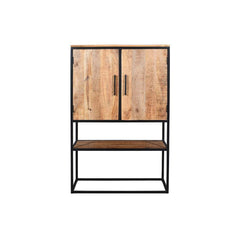 Antonio Wall Cupboard Natural - L143 X W40 X H90 - Furniture Castle