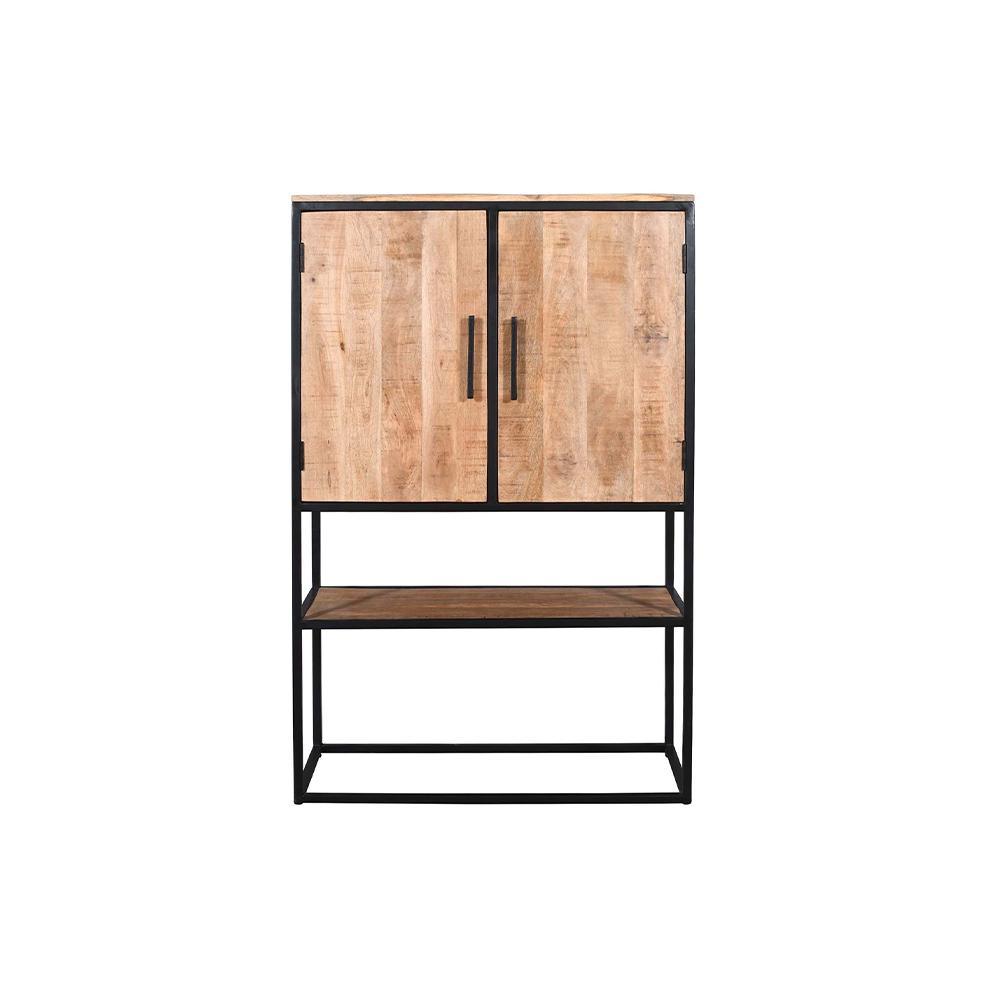 Antonio Wall Cupboard Natural - L143 X W40 X H90 - Furniture Castle