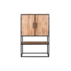 Antonio Wall Cupboard Natural - L143 X W40 X H90 - Furniture Castle