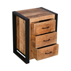 Cameo 3 Drawers In Single Pipe - L50 X W40 X H64 - Furniture Castle