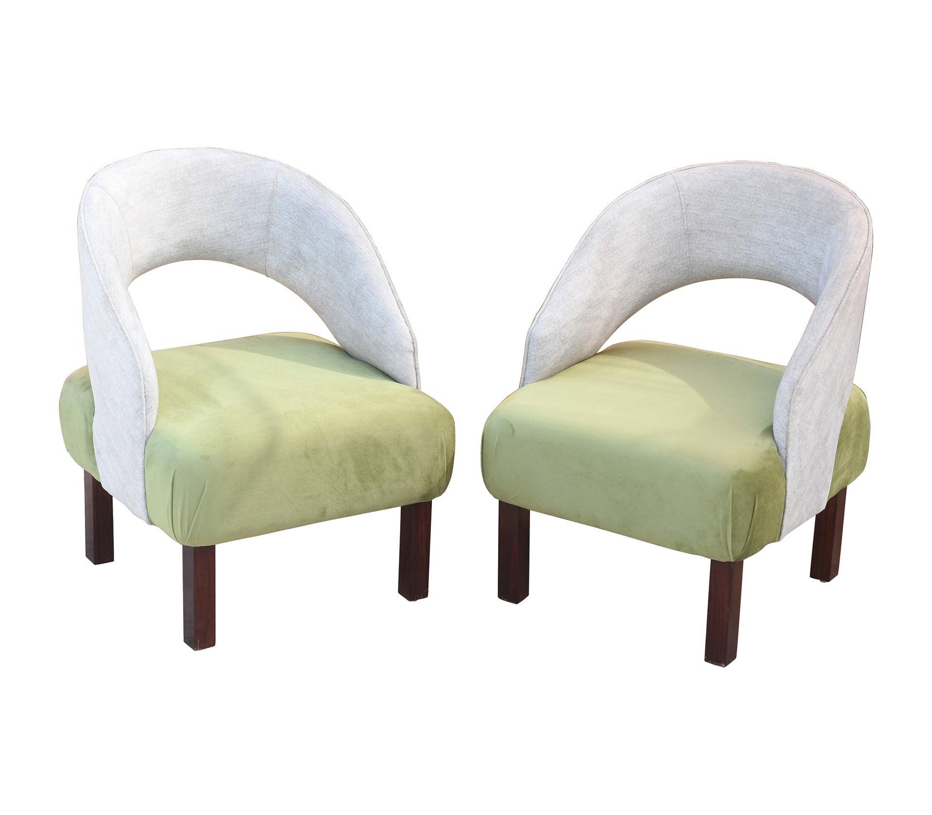 Cozy Sage Green Chair Set of 2 - Furniture Castle