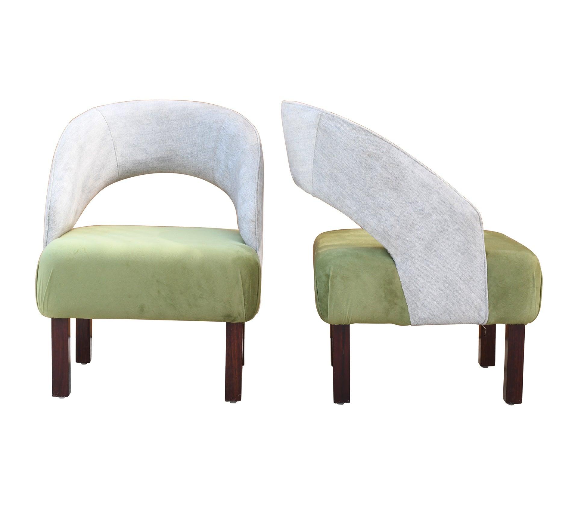 Cozy Sage Green Chair Set of 2 - Furniture Castle