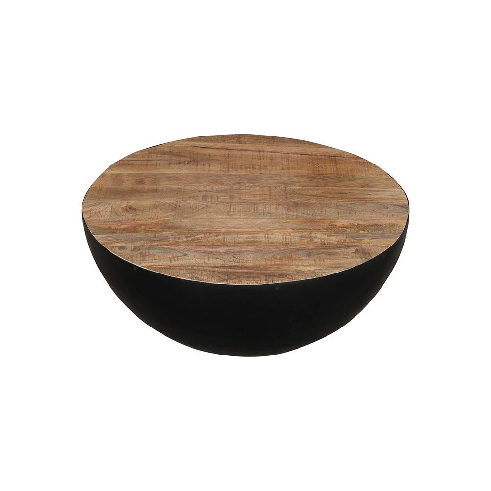 Drumster Coffee Table Natural - L90 X W90 X H38 - Furniture Castle