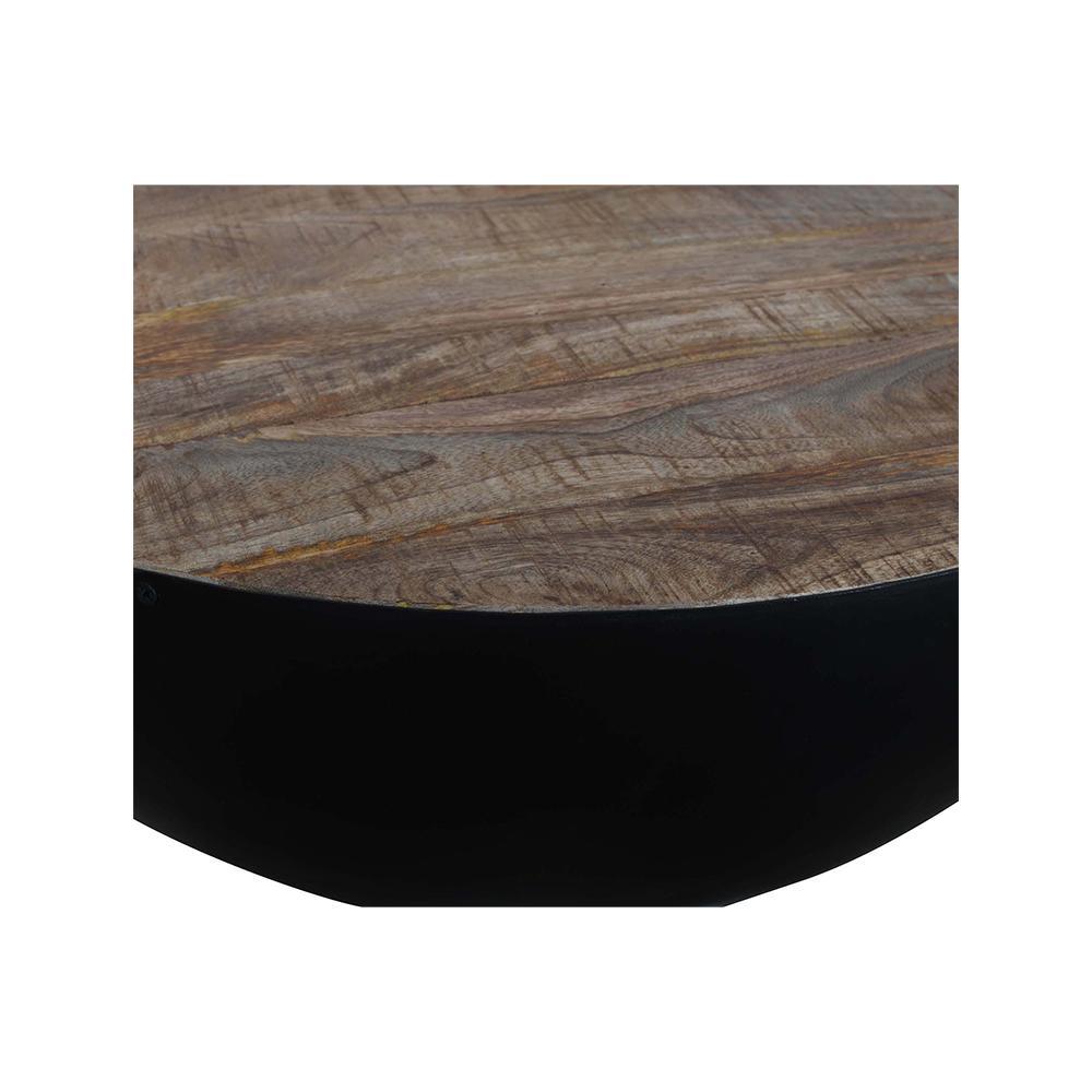 Drumster Coffee Table Natural - L90 X W90 X H38 - Furniture Castle