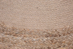 Emporium Braided Jute Rug 120X120 Cm - Furniture Castle