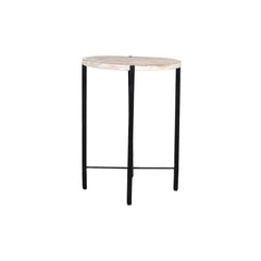 Julian Side Table Round Black - Furniture Castle