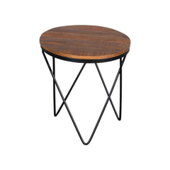 Julian Side Table Round - Furniture Castle