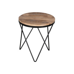 Julian Side Table Round - Furniture Castle