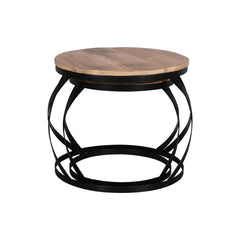 Julian Stool Set Of 2 Round - Furniture Castle