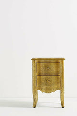 Majestic Brass Bedside - Brass - Furniture Castle