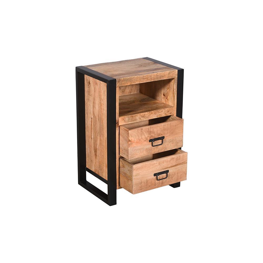 Meadows 2 Drawer Bedside - L55 X W40 X H80 - Furniture Castle