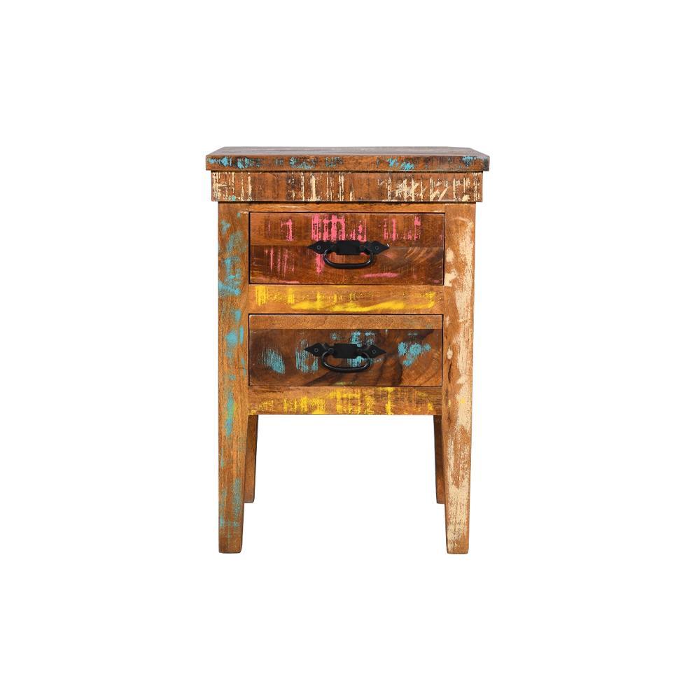 Meadows 2 Drawer Stool - Furniture Castle