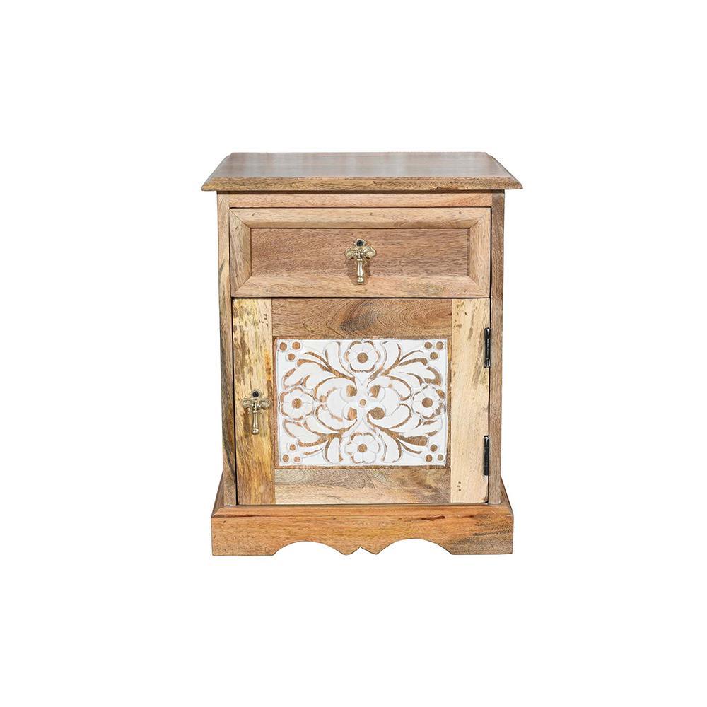 Mehraab Bedside - L45 X W35 X H50 - Furniture Castle