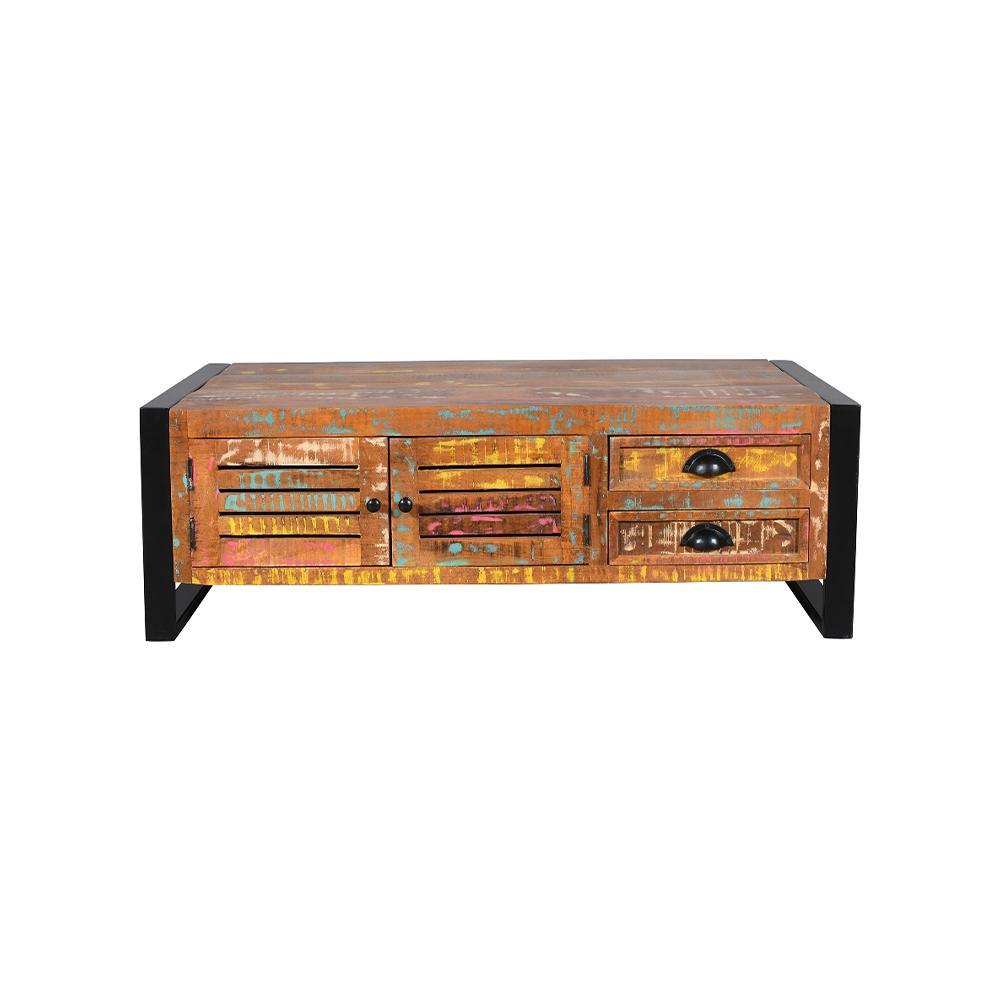 Nora Coffee Table (4 Door & 4 Drawers) - Furniture Castle