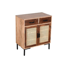 Rattan 2 Drawer 2 Door Sideboard - Furniture Castle