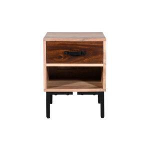 Rattan Bedside 1 Drawer - Furniture Castle