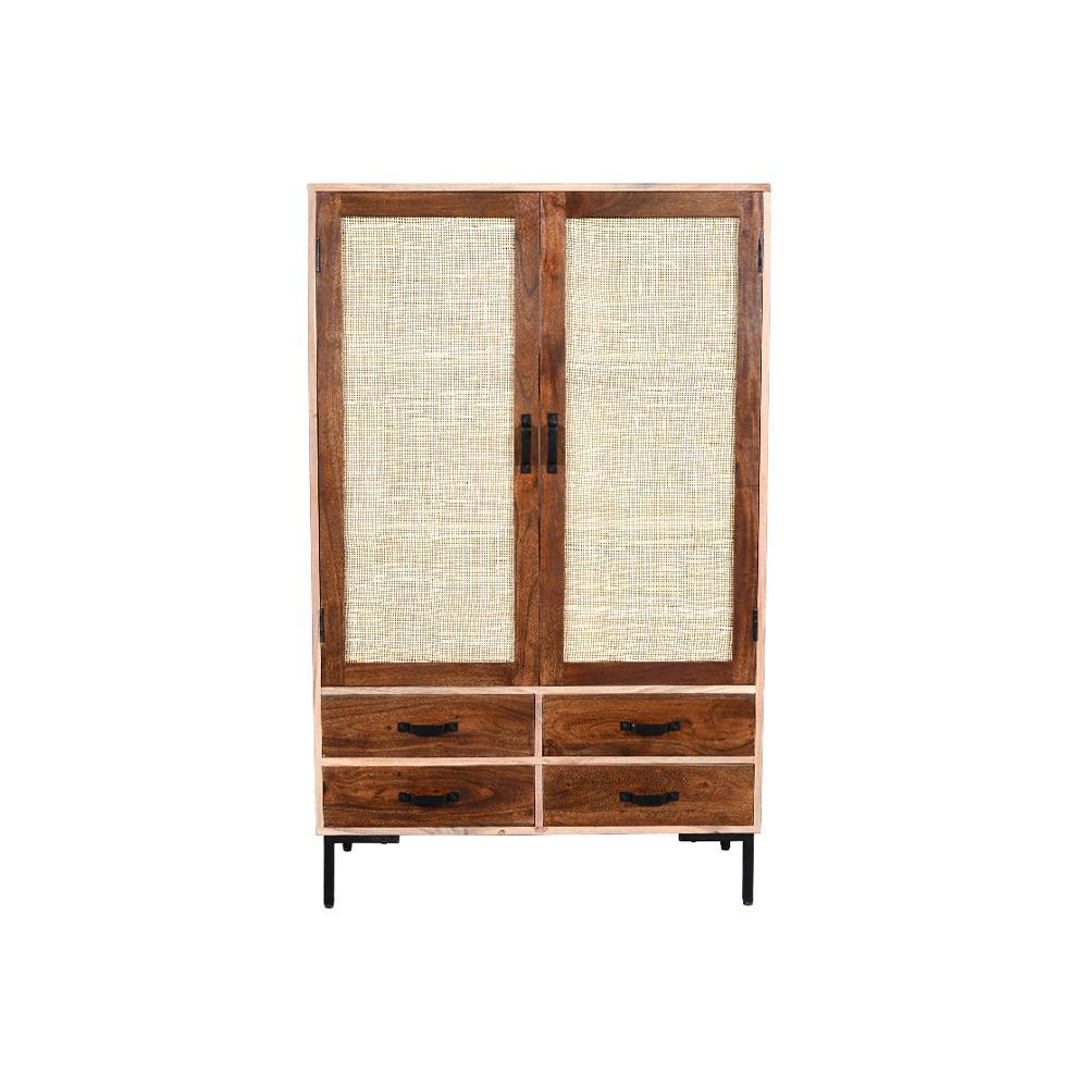 Rattan Wardrobe - Furniture Castle