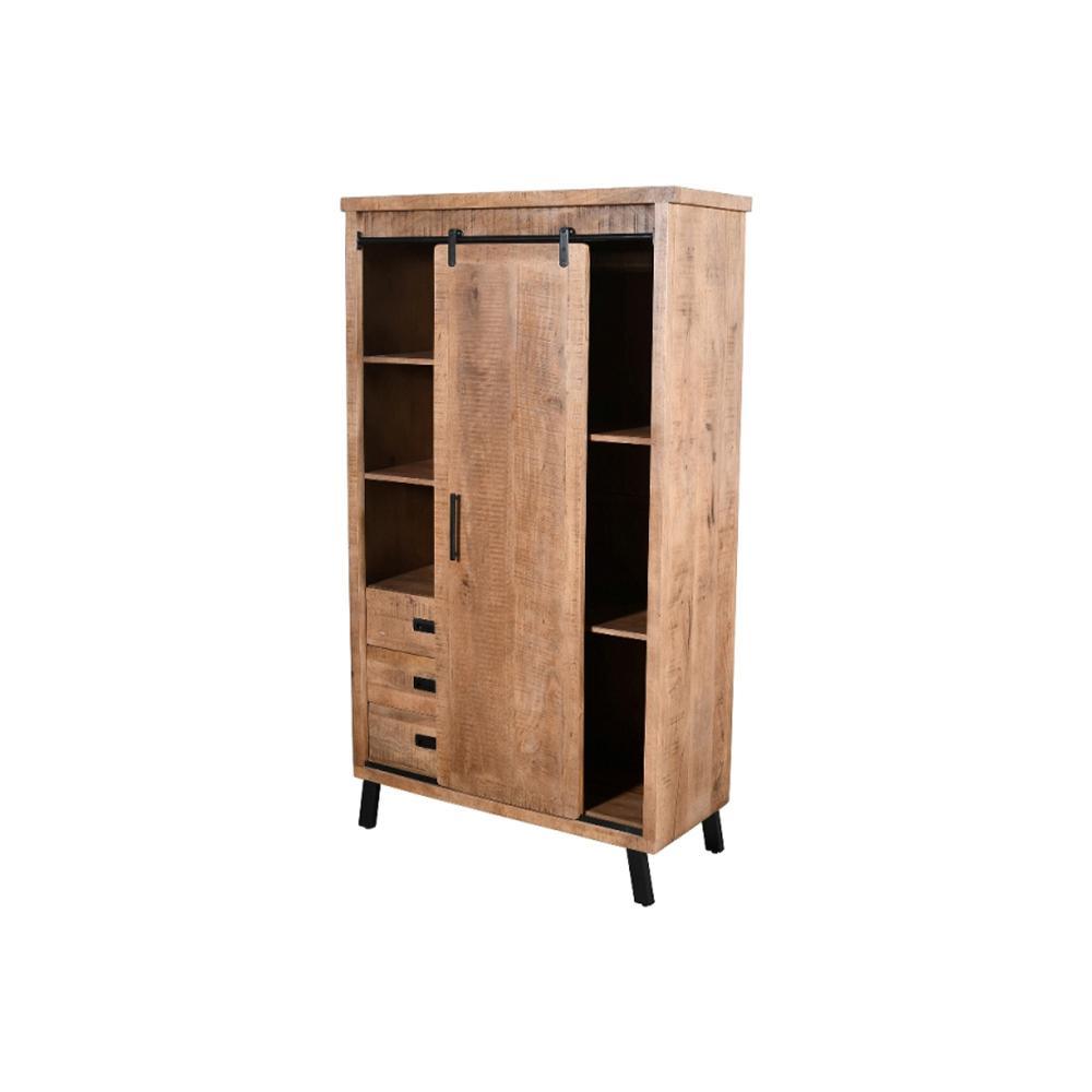 Ravlon Cabinet 3 Dr 1 Sliding Door - Furniture Castle