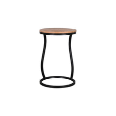 Romeo Table Round Black - Furniture Castle